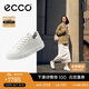 愛步（ECCO）女休閑 時尚百搭厚底板鞋 街頭720女鞋系列209763 白色 37 
