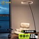 希圣嘉釣魚(yú)燈設(shè)計(jì)感輕奢意式落地?zé)艨蛷d立式現(xiàn)代藝術(shù)地?zé)魟?chuàng)意節(jié)能小夜燈 直立款金色小號(hào)