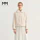 麥檬MM羊毛短款白色外套上衣商場(chǎng)同款秋冬5EA313271 象牙白5EA313271 S