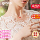 Grace Girl18K金小紅心項鏈女彩金鎖骨鏈愛(ài)心形玫瑰金七夕情人節禮物送女友 18K金小號小紅心項鏈