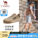駱駝（CAMEL）百搭休閑鞋男年新款韓版經(jīng)典復(fù)古德訓(xùn)鞋板鞋 G14S128090杏/棕 42