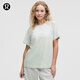 lululemon丨All Yours 女士棉混紡 T 恤 *Wash LW3IRES 蒸汽灰薰衣草紫青檸黃綠水洗云紋 M