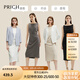 PRICH【緞面】一字肩收腰褶連衣裙2024夏新款不易皺氣質(zhì)長裙女 35米色 S 160