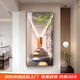妍林居入門(mén)玄關(guān)裝飾畫(huà)客廳墻壁掛畫(huà)玄關(guān)畫(huà)現代輕奢玄關(guān)墻正對入戶(hù)門(mén)壁畫(huà) A619-時(shí)來(lái)運轉 80*160cm墻面寬度90-110cm金色