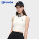 FILA FUSION斐樂潮趙露思同款牌女子針織背心2025夏休閑緊身無袖上衣