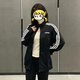 阿迪達斯 （adidas）經(jīng)典三道杠 外套 運動(dòng)服立領(lǐng) 夾克 衛衣 男女 DQ3070 M