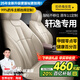 智匯14代日產(chǎn)軒逸經(jīng)典座套坐墊真皮全包專用四季通用汽車座墊全包圍 純凈米【原車紋路全包圍定制】 06-25年款軒逸經(jīng)典/14代專用定制座套