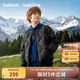 巴拉巴拉balaOne童裝兒童輕暖羽絨服男女童冬裝內(nèi)膽外套2025舒適 黑色90001-白鴨絨 120 （充絨量70g）