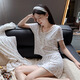 小野七天三件套裝睡衣女短袖長褲棉質(zhì)碎花甜美薄款家居服可外穿 M 建議身高150-160 體重80-95斤