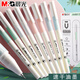 晨光（M&G） 優(yōu)品ultra系列針管頭中性筆A4901學(xué)生用0.5黑色軟握護(hù)套拔帽式簡約創(chuàng)意 黑色10支裝