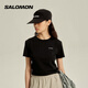 薩洛蒙（Salomon）女款 戶(hù)外運動(dòng)潮流都市風(fēng)尚山野型格短袖T恤 SERAPH SS CROP TEE 黑色C28220 M 165/84A