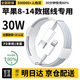 baking蘋果充電器充電線正品蘋果快充套裝iPhone15/16/13/14pro Max手機數(shù)據(jù)線12/11plus氮化鎵適配原裝 【蘋果6-14系列】通用30W快充PD單線1米
