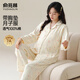 俞兆林月子服純棉睡衣女春秋季全棉孕婦產(chǎn)后產(chǎn)婦哺乳秋冬家居服套裝 18501 XL 【建議體重130-150斤】