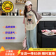 G.DUCKKIDS童裝女童夏裝套裝兒童衣服女大童春秋季25新款短袖闊腿褲兩件套女 T345拼色套裝aqegqma【夏款】 160 尺碼13~14歲【150-160cm】