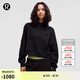 lululemon丨Scuba 女士超寬松款連帽衫 *圖案款 LW3IBPS 黑色 M /L