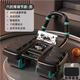 【工廠(chǎng)大促】全新升級款健腹輪自動(dòng)回彈健身收腹卷腹男女通用gw 黑色【今日下單送瑜伽跪墊一個(gè)】