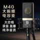 完美本色（Perfect Pure）  M40 大振膜電容麥克風(fēng)專(zhuān)業(yè)錄音主播直播K歌大合唱話(huà)筒 標配