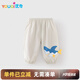 優(yōu)奇嬰兒防蚊褲薄款透氣夏季嬰童燈籠褲寶寶大PP褲兒童長褲夏裝褲子