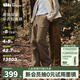 蕉下（beneunder）蕉下高彈保暖速干戶(hù)外防潑水防曬褲工裝軟殼褲傘兵登山褲ST85124 松露棕 L 165/72A(L)