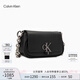 Calvin Klein【七夕禮物】單肩包鏈條包包字母旋扣翻蓋CK女包斜挎馬鞍包DH3240