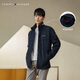 Tommy Hilfiger【可收納帽】出走都市25秋男裝風(fēng)衣款軟殼夾克/休閑立領(lǐng)外套