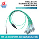 輝宏時(shí)代MT光纖跳線/MPO/MT-LC集束光纖OM3/OM4萬(wàn)兆多模光模塊跳纖公母頭LC轉(zhuǎn)MT光纖帶狀激光陣列支持定制 MT-LC 12芯OM3 0.5米
