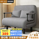 頌愛(ài)居可折疊沙發(fā)床兩用陽(yáng)臺(tái)客廳小戶型多功能網(wǎng)紅款雙人推拉伸縮可變床 100*190CM淺灰【店長(zhǎng)推薦】