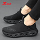 特步男鞋戶(hù)外溯溪鞋運動(dòng)鞋春季網(wǎng)面鞋套腳一腳蹬懶人鞋涉水鞋休閑鞋子 特步黑 42
