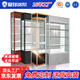 皇球玻璃展示柜展會(huì)高柜禮品陳列柜4s展柜樂(lè)高柜全銀色120*50*200