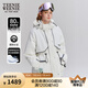 Teenie Weenie小熊女裝冬季時尚防水透濕舒適粉色棉花糖派克羽絨服 白色 M (165)