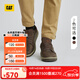 CAT卡特休閑鞋皮鞋工鞋新品城市輕戶(hù)外牛皮低幫鞋APA商場(chǎng)同款 深棕色 41