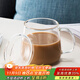 憶壺茶 茶杯耐熱玻璃杯 帶把手牛奶杯玻璃蓋子家用女士玻璃杯泡茶杯 素顏杯-360ML