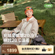 波司登2025新款沖鋒衣鵝絨服女短款三合一防風防水保暖外套B250331302 初雪白/砂巖啡|8F10/7C42|8F1A XS 155/80A 體重約100斤以內(nèi)