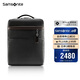 新秀麗（Samsonite）電腦包上新牛皮男包男士雙肩包時(shí)尚背包黑色/咖色14英寸BC9*09010