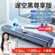 賽達(dá)電腦音響家用臺(tái)式桌面有源長(zhǎng)條式小音箱USB2.0電競(jìng)游戲低音炮喇叭帶麥克風(fēng)一體藍(lán)牙筆記本手機(jī)用 黑色尊享版【麥克風(fēng)+耳機(jī)】