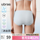 ubras小涼風(fēng)女士?jī)?nèi)褲女7A抗菌襠冰絲夏涼感超薄無(wú)痕速干透氣舒適3條裝