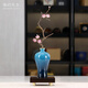 南初先生梅花拂云瓶銅擺件工藝品新中式高級感客廳玄關(guān)酒柜辦公室開業(yè)擺件