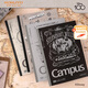 國譽(KOKUYO)迪士尼100周年奇遇系列Campus學生8mm點線無線筆記本子送禮B5記事本 40頁/4本 WSG-NB6MB54-1