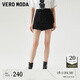 VEROMODA七夕禮物裙褲短褲女2023新款高腰顯瘦時(shí)尚休閑百搭牛仔短褲 J1G黑牛仔色-A XS 155/60A/R