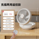 HYUNDAI空氣循環(huán)扇桌面電風(fēng)扇辦公室充電免打孔壁掛廚房臺扇桌面靜音風(fēng)扇廚房掛壁風(fēng)扇壁扇家用小風(fēng)扇 白色充插兩用【遙控款】送免打孔
