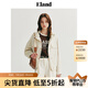 ELAND衣戀短外套女多口袋利落寬松連帽夾克上衣2024夏季新款 象牙白/白色(39)Ivory M 165
