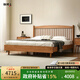 聯(lián)邦（LANDBOND）北美櫻桃木主次臥女孩溫莎床1.5米床 北歐簡約單人床原木全實(shí)木床 溫莎床1.8米 | 櫻桃木