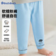 巴帝巴帝春秋款嬰幼兒童秋褲男女寶寶休閑保暖打底褲 藍灰  灰色云朵 110