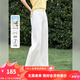 梵希蔓時尚氣質(zhì)白色牛仔褲女2025夏季新款高腰顯瘦寬松直筒闊腿褲 75017 白色 S