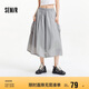 森馬（Semir）代露娃涼感防曬半身裙女顯瘦裙子2025夏季質(zhì)感工裝裙109325120004