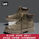 Lee男鞋靴子2025冬季新款馬丁靴男戶(hù)外工裝鞋機車(chē)風(fēng)休閑防滑大黃靴男 深卡其【情侶款-男】 40 【偏大/請拍小一碼】