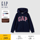 GAP【大小童同款】男女童初秋款logo連帽衛(wèi)衣兒童裝646082