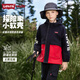 Levi's李維斯童裝風(fēng)衣三防秋冬季新款男童搖粒絨風(fēng)衣兒童休閑撞色外套 黑美人 140 /68 【建議身高128-140cm】