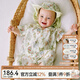 OAK FAMILY新生連體衣夏季短袖純棉寶寶哈衣嬰幼兒寬松爬服 兔子莊園 （不含帽子） 80cm （推薦：9~18個月）