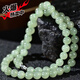 菲霓絲緣和田玉青玉項鏈青海青玉石珠子佛珠玉石女氣質(zhì)新款冰晴水 冰晴項鏈8mm總長(cháng)50厘米